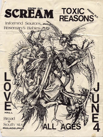 Toxic Reasons - Scream - Love Flyer