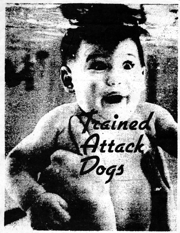 Trained Attack Dogs sticker
